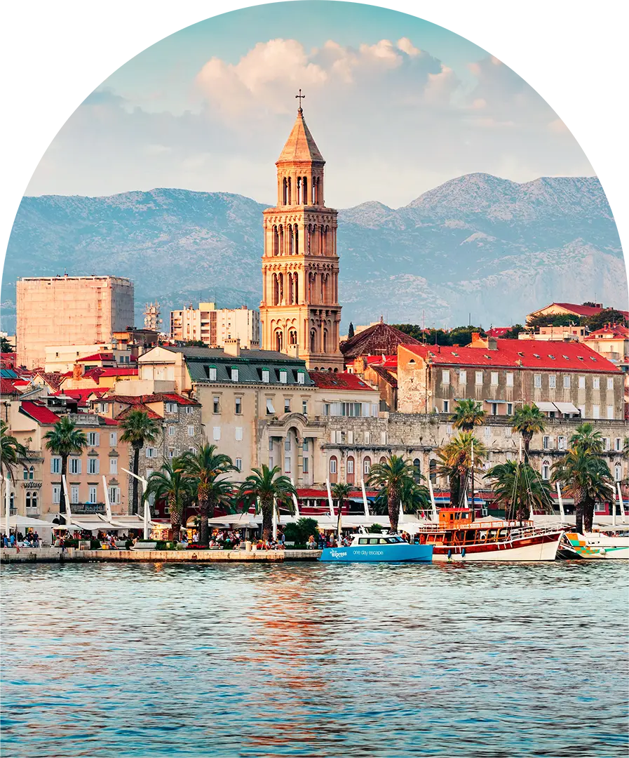Split die Stadt in Kroatien